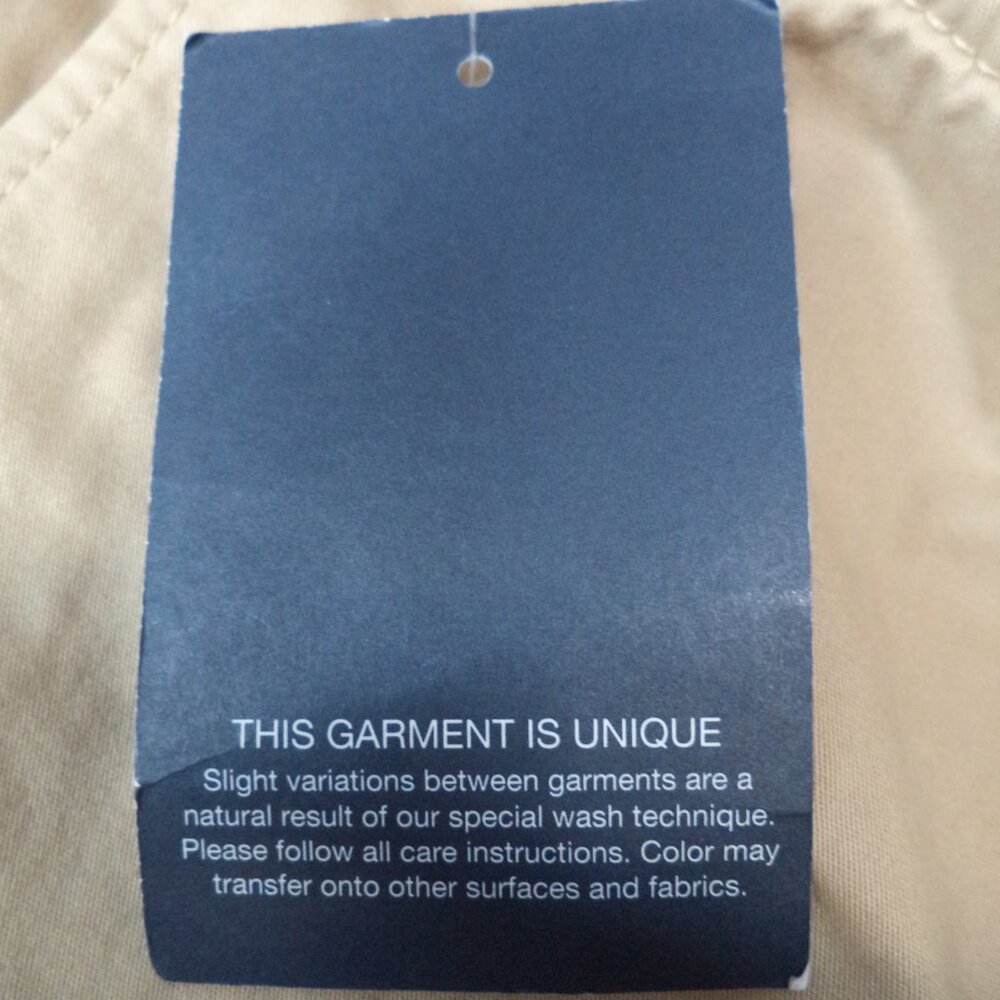 GAP khaki elastic waist Bermuda shorts khaki Pockets NEW NWT Size Sz Large Lg L - Picture 11 of 11